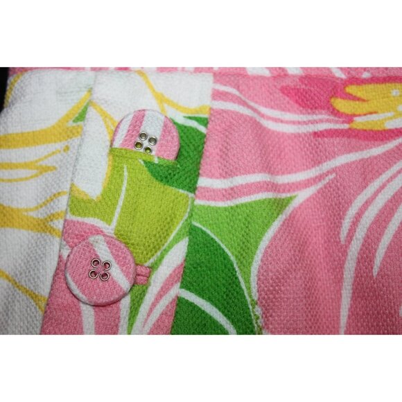 Lilly Pulitzer Mini Skirt Size 4 Floral Lined See Description - Picture 2 of 3